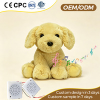 Juguetes de Peluche Personalizados de la Serie Animales, Peluches que Hablan y Cantan, Conejo, Cachorro, Oso con Módulo de Sonido