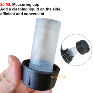 Ss 1000ml màu đen tuyết bọt Lance rửa xe bọt pháo <span class=keywords><strong>1</strong></span>/<span class=keywords><strong>4</strong></span> inch nhanh chóng kết nối bọt chai phun cho áp lực cao xe máy giặt - Product Image 5