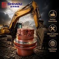 Приводной двигатель SHIYOU GM03 TM03 KTM03 для экскаваторов PC20 PC30 PC40-7 MM30SR CX22, бортовой редуктор в сборе