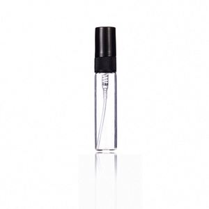 Vente en gros de flacons de parfum miniatures de luxe en verre transparent, échantillons de parfum, emballages d'huile, carrés, 2 ml-10 ml, personnalisables avec impression sur écran et pompe - Product Image 3