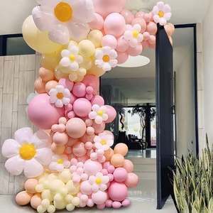 Kit de arco de globos de fiesta Microstar, guirnalda de globos de látex rosa para Baby Shower, globos de <span class=keywords><strong>feliz</strong></span> <span class=keywords><strong>cumpleaños</strong></span>, decoraciones para fiestas - Product Image 6