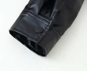 Chaquetas de Cuero Elegantes de Primavera 2026, Diseño Corto Tipo Cortavientos, Chaquetas de Cuero PU, <span class=keywords><strong>Chaqueta</strong></span> de Moda para Mujer - Product Image 5