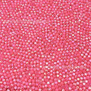 Perles en acrylique en forme de diamant, 4 mm, à double pointe, pour la fabrication de bijoux, accessoires de bricolage - Product Image 2