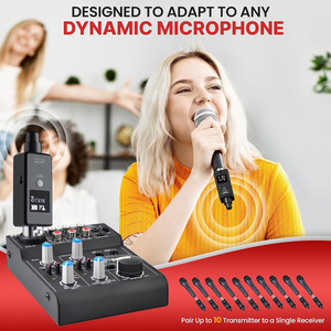 Handheld Microphone XLR Adapter System Multi-Functional UHF <b>Wireless</b> Transmitter <b>Receiver</b> for Music Wired Microphones - Product Image 2