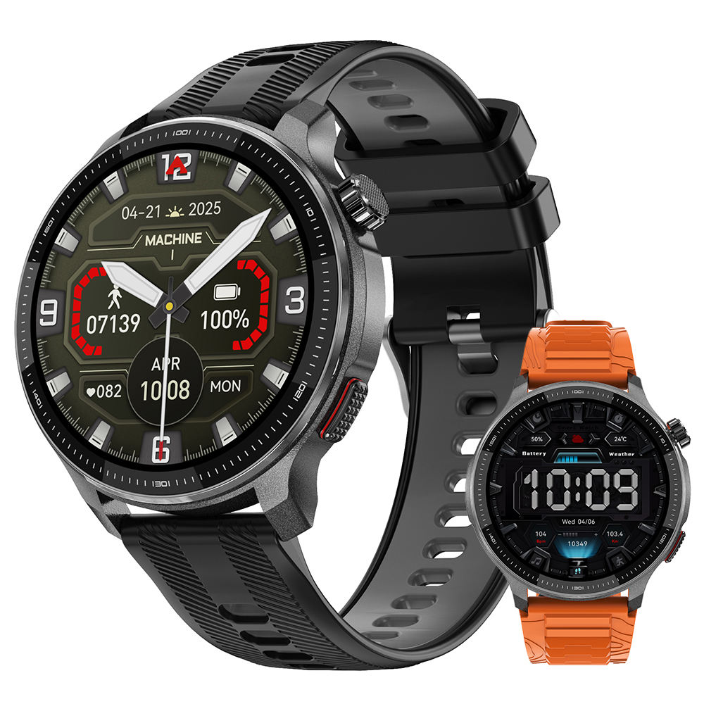 2026  DTG6 Outdoor Sport Smart Watch with Offline Map Altimeter Compass Barometer 3ATM Waterproof GPS Smart Watch for Men