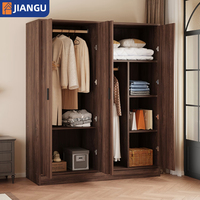 Armoire de chambre à coucher de haute qualité, moderne, détachable, facile à assembler, en bois massif, autoportante, gain de place, meubles de maison