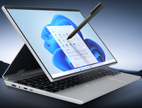 Best-seller Nouveauté Haute Qualité Win10/11 Mini Ordinateur Portable à Écran Tactile Portable Pliable Ultra Mince de 14 Pouces