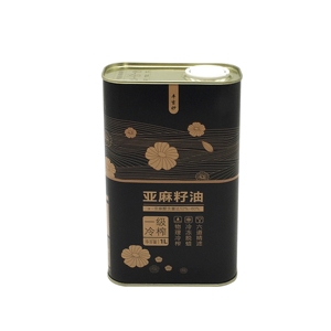 Nouvelle conception de boîtes carrées en fer blanc de 1L avec couvercle en plastique pour l'huile d'olive et les aliments en conserve - Product Image 4
