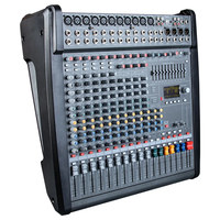 Console de mixage audio alimentée DMX1400, équipement sonore professionnel, haute puissance, 14 canaux, 1000W, contrôleur de karaoké DJ