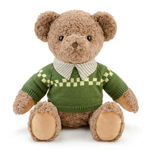 Juguete de peluche retro personalizado, suéter retro, oso de peluche, oso de peluche, muñeco de agarre para cumpleaños, regalo de San Valentín, hecho de poliéster - Product Image 6