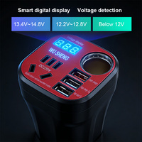 Cargador USB Doble Impermeable, Accesorio de Alimentación, Toma de Corriente DC 12V 220V AC, Adaptador para Encendedor de Cigarrillos de Coche