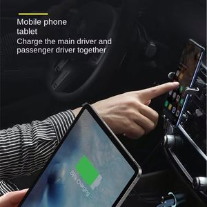 High Quality Universal 38W <b>Smart</b> Fast Charging Mobile Phone Car Charger PD Metal Cigarette Lighter 2 in 1 Double DC Port - Product Image 3
