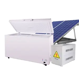 108L 158L 208L 258L 308L 538L 1280L Solar Koelkast Met Gel/Lithium Batterij Dc Zon Energie Vriezer Oplaadbare Solar koelkast
