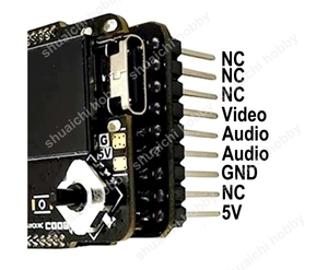 BAYCK 5.8GHz STARFISH D1 ตัวรับสัญญาณพร้อมเสาอากาศคู่สำหรับแว่นตา Fatshark V1/V2/V3/HD1/<span class=keywords><strong>HD2</strong></span>/HD3/HDO/HDO2 Skyzone 04L/04X FPV - Product Image 3