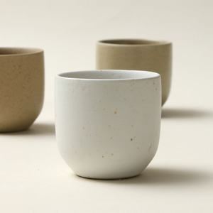 <b>Ceramic</b> Tea Mugs Minimalist Matte Finish Home Coffee <b>Cups</b> Solid Color Design - Product Image 2