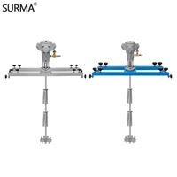 SURMA 50 gallons IBC Ton Barrel 1000L Acier inoxydable Type de plaque horizontale Mélangeur pneumatique spécial pour équipement de mélange chimique