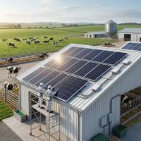 Cellules solaires monocristallines en silicium haute efficacité 100W 300W, assemblage rigide pour toit de camping-car, maison, énergie hors réseau