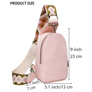 Bolso Bandolera de PU para Mujer, a la Moda, para Todas las Temporadas, con Correa Ancha, Estilo Casual, Tipo Moto, con Cierre de Cremallera, Directo de Fábrica - Product Image 2