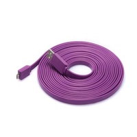 Câble Chargeur USB Plat Personnalisé pour Micro, Type C et iOS