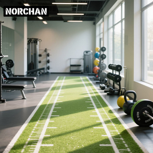 Gazon synthétique NORCHAN 15 mm en PE haute densité - Antidérapant, absorption des chocs, toucher doux, style moderne, largeur <span class=keywords><strong>de</strong></span> <span class=keywords><strong>rouleau</strong></span> 2 m, durée <span class=keywords><strong>de</strong></span> vie > 5 ans - Product Image 5