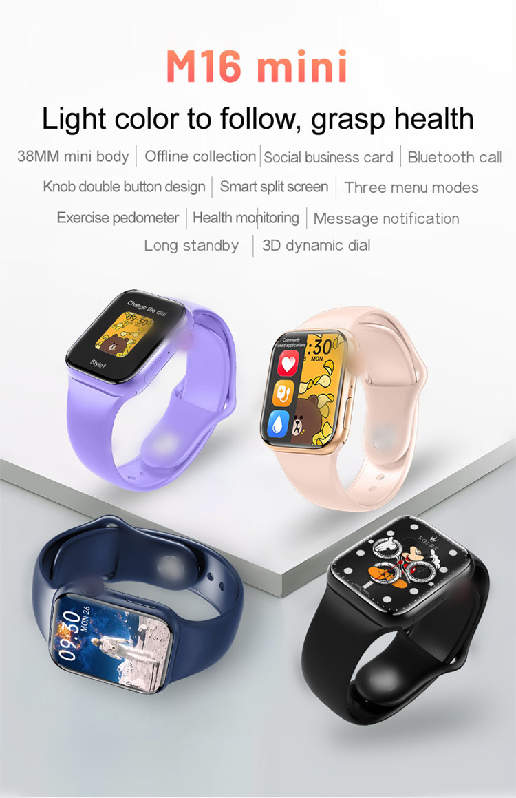 M16 mini smartwatch