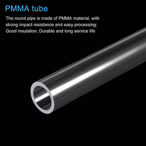 Fourniture d'usine de tubes acryliques transparents avec prix de gros-Supporte des diamètres personnalisés pour diverses applications - Product Image 3