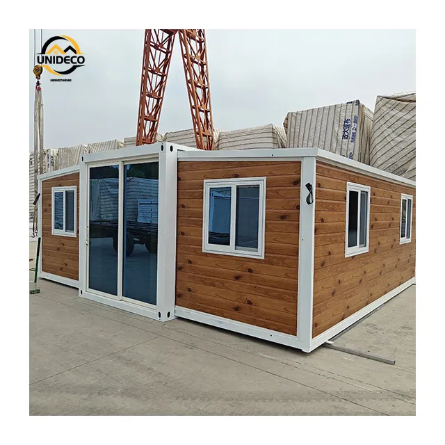 China Cheap Unit House Folded Prefab Bolt Container House Portable Home foldable