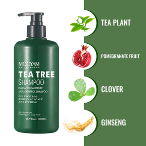 3 tipi di <span class=keywords><strong>Shampoo</strong></span> con olio di Tea Tree per capelli Anti-caduta <span class=keywords><strong>e</strong></span> Anti-forfora <span class=keywords><strong>e</strong></span> Anti-forfora <span class=keywords><strong>e</strong></span> olio per il controllo dello <span class=keywords><strong>Shampoo</strong></span> MOOYAM nutriente <span class=keywords><strong>e</strong></span> liscio - Product Image 5