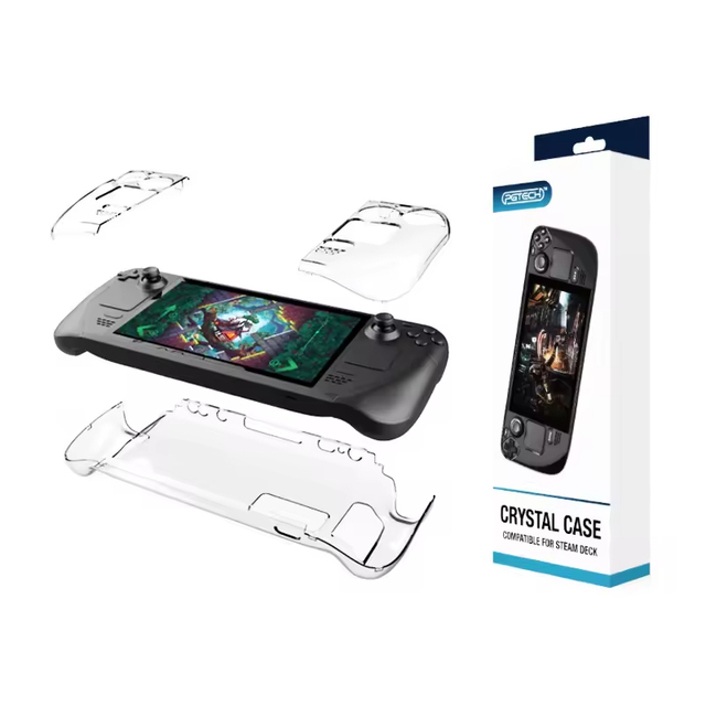 Transparent Protective Clear Cover Case for Steam Deck Console Hard Shell GP-806