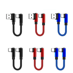 <span class=keywords><strong>0</strong></span> 25M/<span class=keywords><strong>0</strong></span> 5M cavo dati corto 90 gradi gomito USB <span class=keywords><strong>A</strong></span>/USB C <span class=keywords><strong>A</strong></span> tipo C cavo di ricarica rapida - Product Image 2