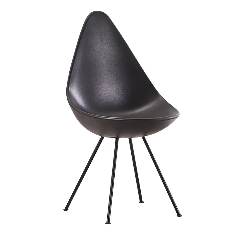 Silla de plástico de diseño moderno, sillas de comedor para restaurante