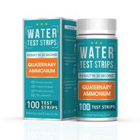 Bandelettes de test de sel d'ammonium quaternaire de haute qualité, kit de test de qualité de l'eau QAS