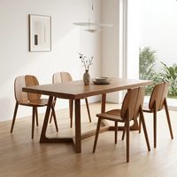 Table et chaises de salle à manger de luxe pour la maison, ensemble de salle à manger confortable pour hôtel, table et chaises de salle à manger pour villa, ensemble de mobilier de salle à manger pour restaurant