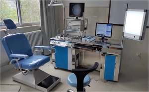 Unidad de estación de trabajo de instrumentos veterinarios de alta calidad con <span class=keywords><strong>silla</strong></span> de paciente Ent para tratamiento de unidades Ent - Product Image 5