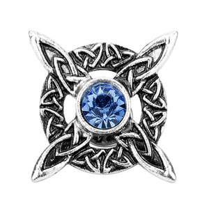 Broches <span class=keywords><strong>viking</strong></span> rétro à la mode créative Broche de chardon de fleur national écossais Broche de couronne de corsage d'amour Serviette de soie Boucle Pin - Product Image 3