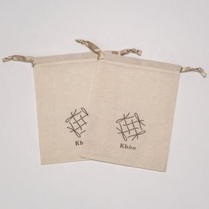 High Quality Custom Gift Bags Muslin Cotton <b>Drawstring</b> Christmas Wedding Candy Packaging <b>Pouch</b> - Product Image 6