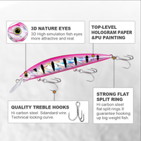 Leurre de pêche Jerkbait OEM Mexique USA 110mm 29g 39g, leurre coulant à lèvre de plongée profonde, leurre minnow en plastique pour eau salée