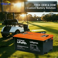 Batería LiFePO4 Calefactable 48V 105AH 5KW Grado A 6000+ Ciclos Profundos para Carro de Golf con BMS Inteligente RS485 Conector Anderson CE RoHS IP67 OEM ODM