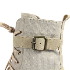 DFD0113 Platform Desert <b>Boots</b> with Buckle Straps Fasten Tie for <b>Pants</b> Cuff Organize - Product Image 4