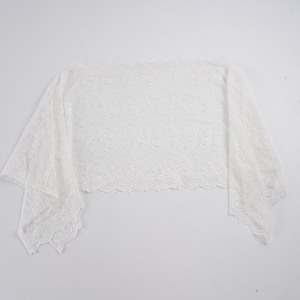 Chal de encaje asimétrico transparente y elegante para mujer, estilo sexy y versátil para vacaciones - Product Image 6