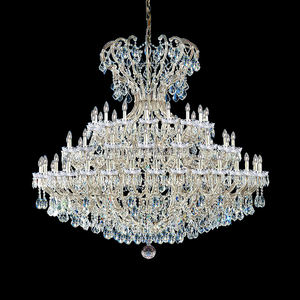Décoration de couloir d'hôtel de mariage, lustre suspendu en cristal personnalisé de grande taille à 72 lumières - Product Image 2