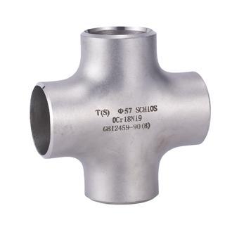 Customization Alloy 316 butt weld pipe fitting straight cross 4 way cross pipe fittings