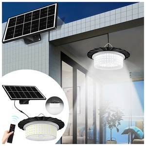 Năng lượng mặt trời cảm biến chuyển động ánh sáng 1000 lumen <span class=keywords><strong>PIR</strong></span> điều khiển từ xa IP65 không thấm nước cho Barn Shed Pathway An ninh ánh sáng - Product Image 1