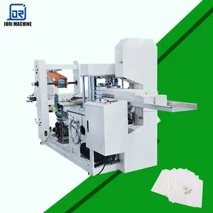 Best Price customized embossing restaurant dinner paper napkin folding machine 1/4 fold paper serviette folding machine