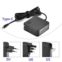 Vendez le meilleur chargeur d'ordinateur portable 65W chargeur adaptateur secteur avec embouts de type C pour appareil électronique ordinateur portable