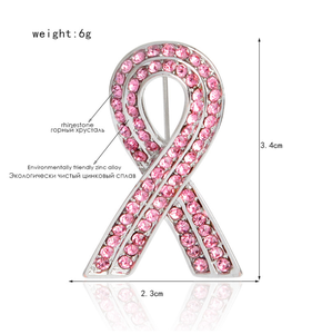 Broche Personalizado con Símbolo <span class=keywords><strong>del</strong></span> Cáncer <span class=keywords><strong>de</strong></span> Mama, Cristal <span class=keywords><strong>de</strong></span> Diamante, Cinta Rosa <span class=keywords><strong>de</strong></span> la SIDA, Aniversario <span class=keywords><strong>del</strong></span> Día <span class=keywords><strong>de</strong></span> la SIDA y Pin <span class=keywords><strong>del</strong></span> Cáncer <span class=keywords><strong>de</strong></span> Mama - Product Image 2