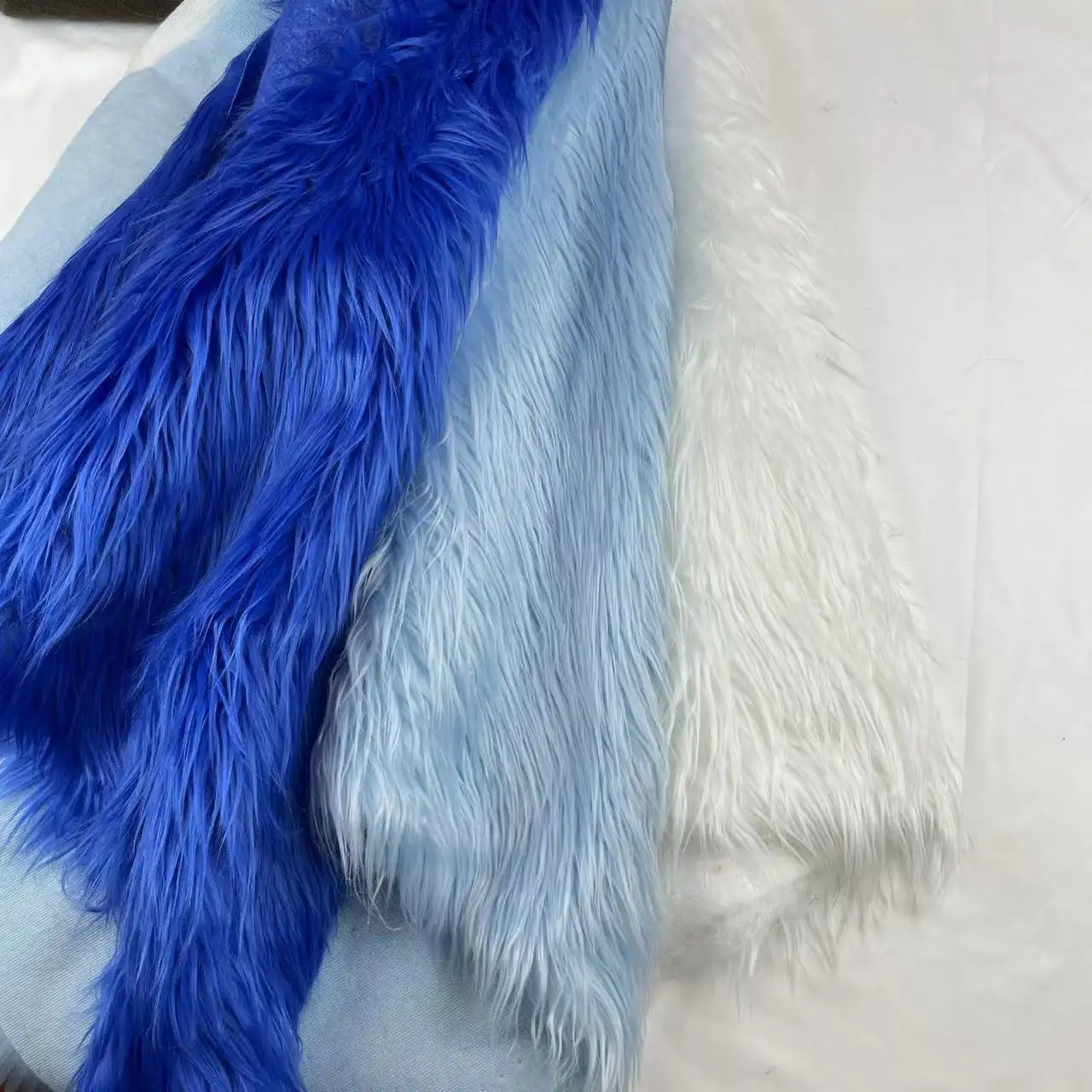 Artificial lã longa imitação faux fur tecido