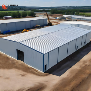 Usine de conception moderne Entrepôt préfabriqué en acier Bâtiment de structures métalliques préfabriquées à ossature spatiale - Product Image 3