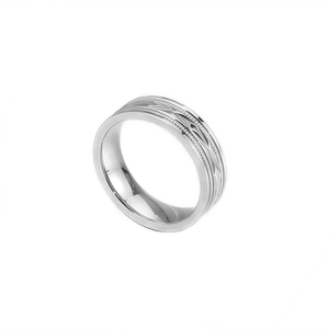 Minimalist Personalized Hollow Zircon Inlaid 316L Stainless Steel <b>Adjustable</b> <b>Ring</b> 18K Gold Plated Titanium Steel Finger <b>Ring</b> - Product Image 1