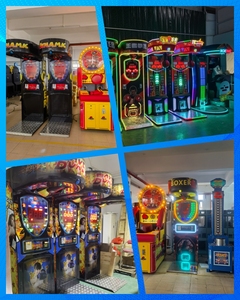 Máquina de Canje de Premios Metálica Operada con Monedas Electrónicas LIFUN para Juegos de Baloncesto y Boxeo Callejero, 1-6 Jugadores, 110-240V - Product Image 5